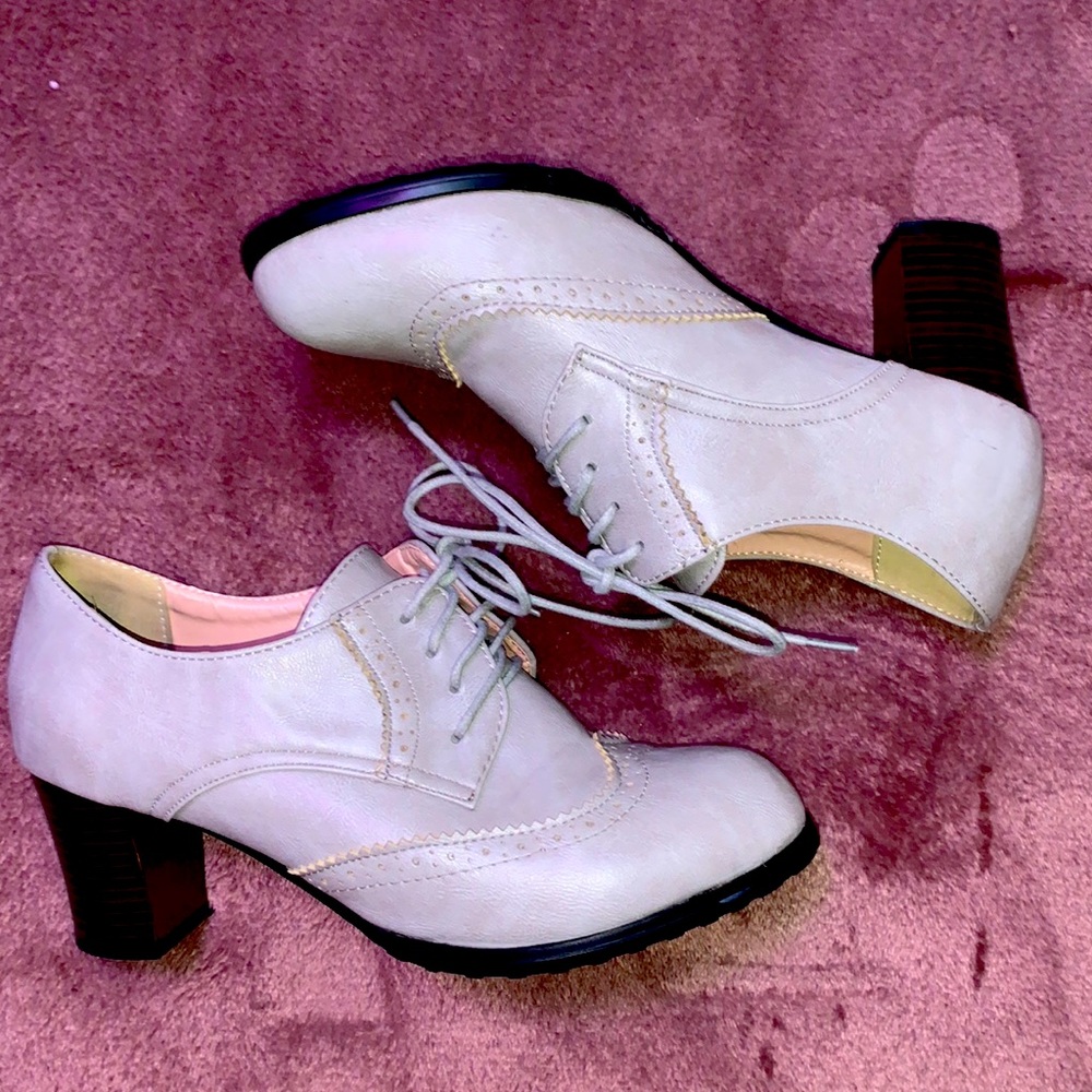 Grey oxfords
